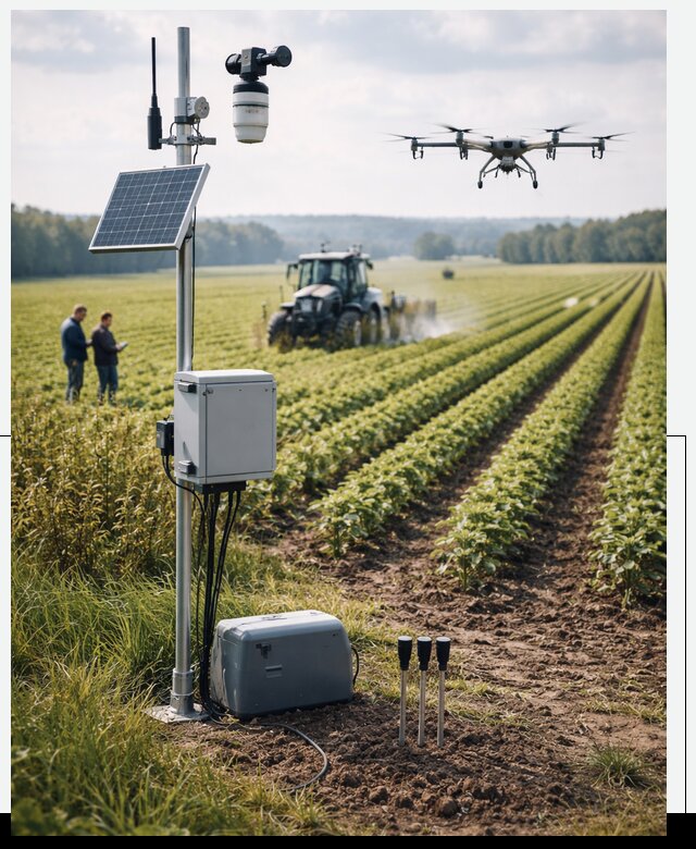 Разработка IoT мониторинга полей в Тихорецке от 8761 р. | АвикейТхр